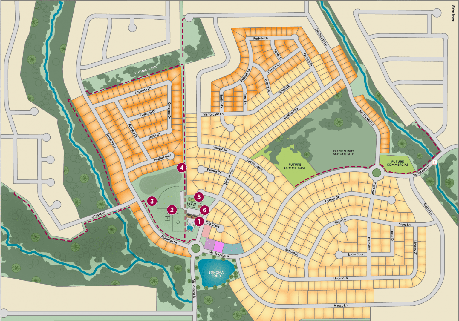Sonoma Verde Community Map Sonoma Verde